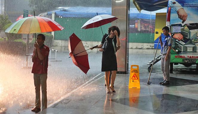 Jakarta akan Diguyur Hujan Sepanjang Hari Ini